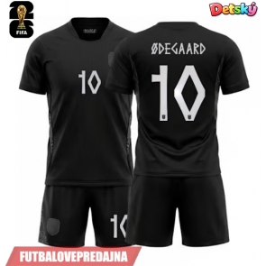Lacne Dětský Futbalové dres Nórsko Martin Odegaard #10 MS 2026 Krátky Rukáv - Preč (+ trenírky)